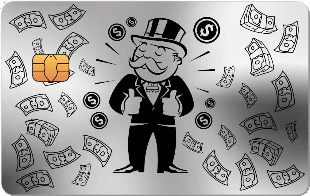 Mono Poly Money Metal Credit Card - The Rich Card