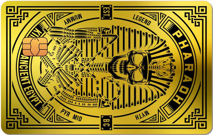 Pharaoh Metal Credit Card - The Rich Card