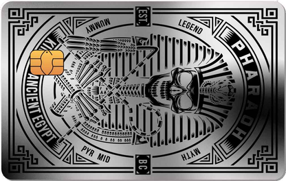 Pharaoh Metal Credit Card - The Rich Card