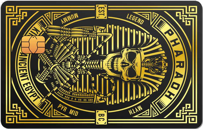 Pharaoh Metal Credit Card - The Rich Card