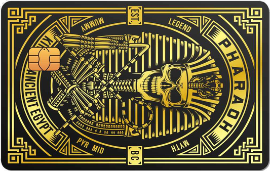 Pharaoh Metal Credit Card - The Rich Card