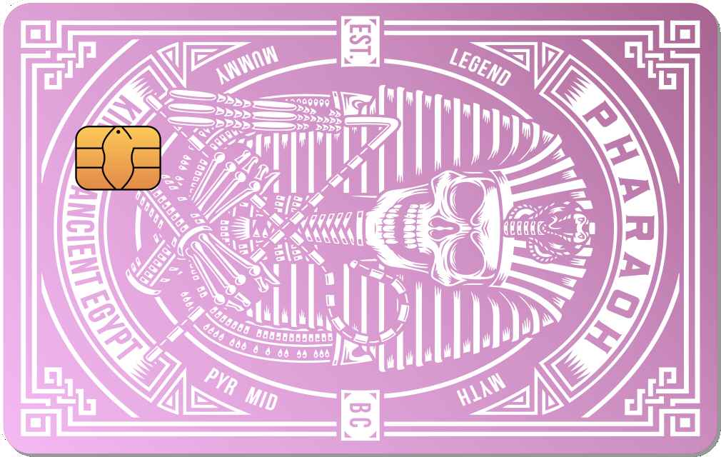 Pharaoh Metal Credit Card - The Rich Card