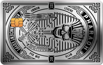 Pharaoh Metal Credit Card - The Rich Card