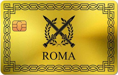 Roma Sword Metal Card - The Rich Card