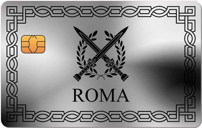 Roma Sword Metal Card - The Rich Card