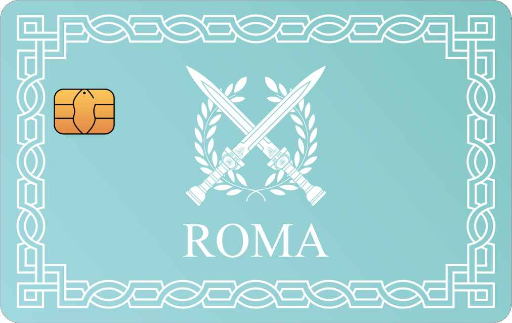 Roma Sword Metal Card - The Rich Card