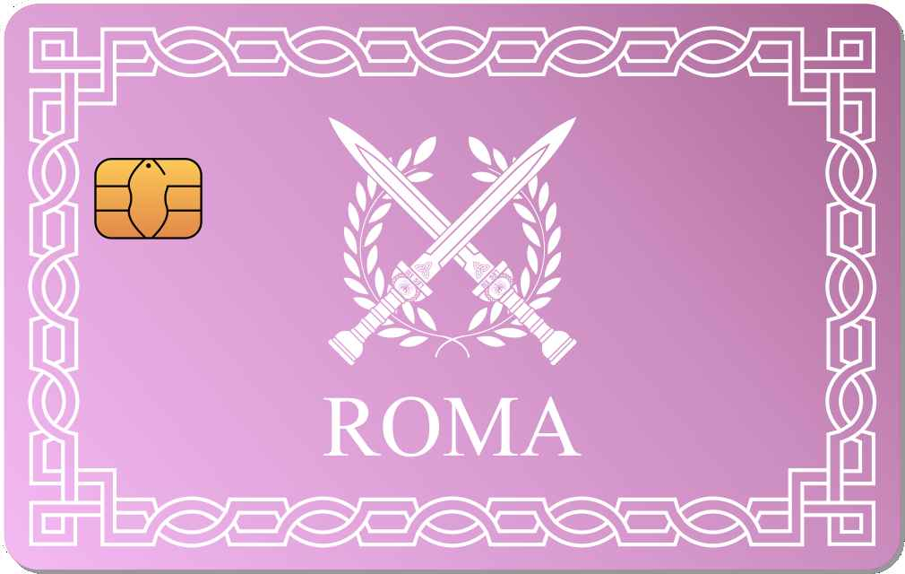 Roma Sword Metal Card - The Rich Card