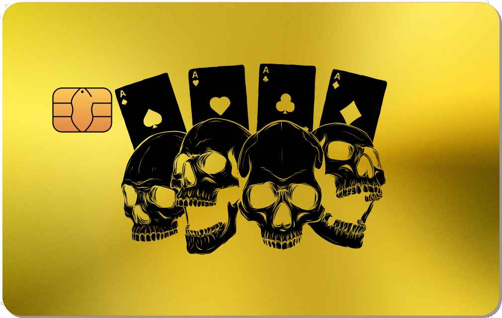 Skull Metal Credit Card - The Rich Card