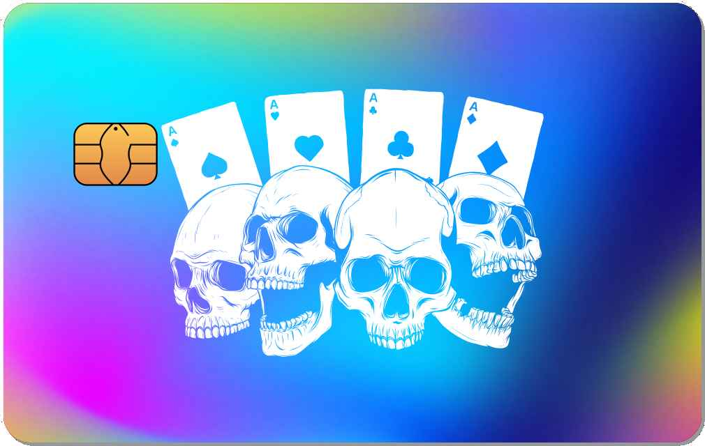 Skull Metal Credit Card - The Rich Card