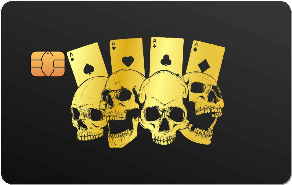 Skull Metal Credit Card - The Rich Card