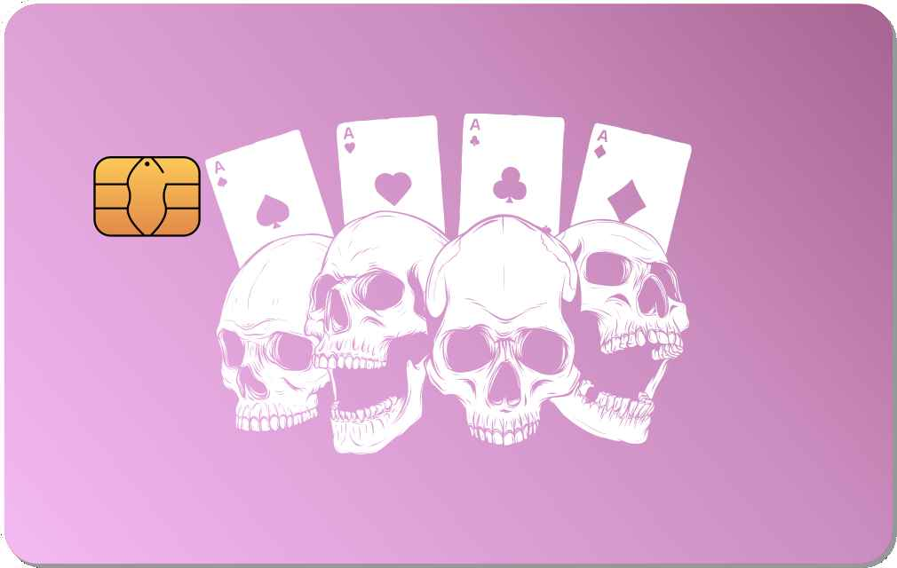 Skull Metal Credit Card - The Rich Card