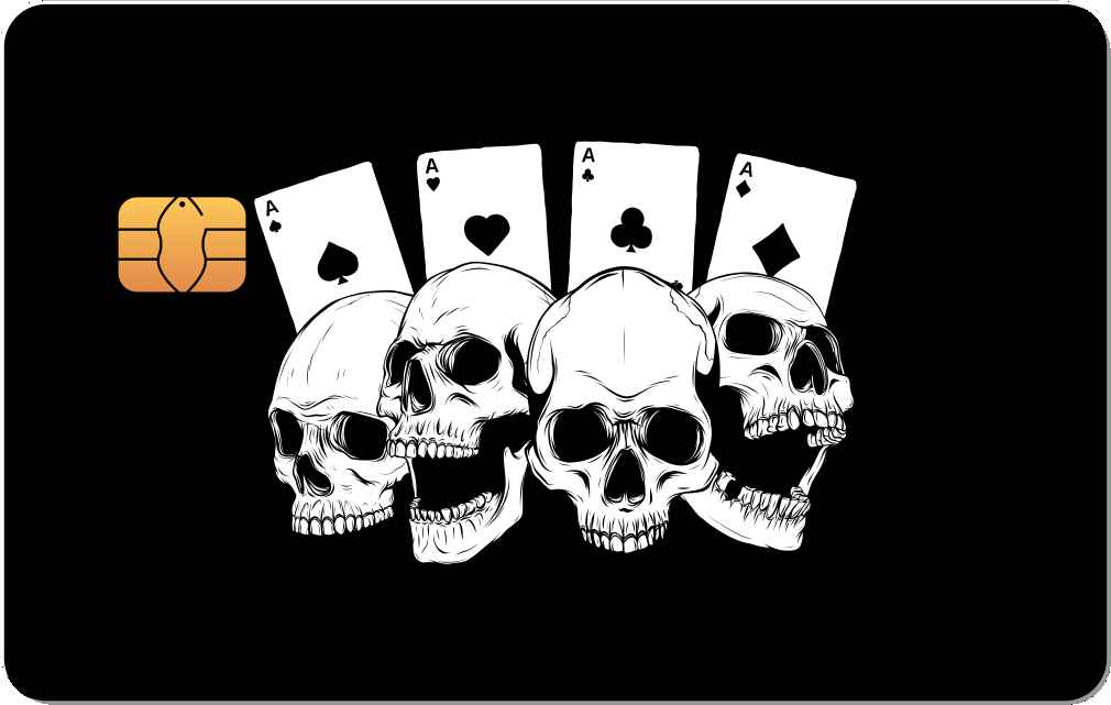 Skull Metal Credit Card - The Rich Card