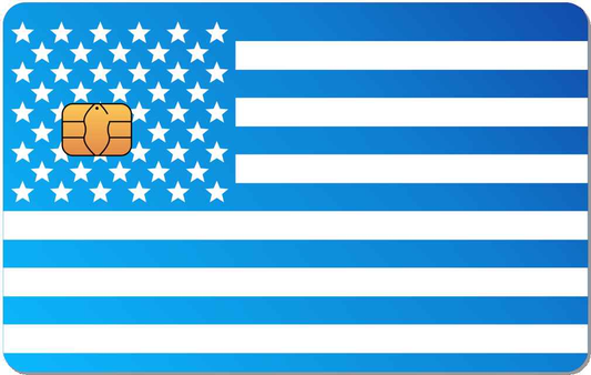 USA Flag Metal Card - The Rich Card