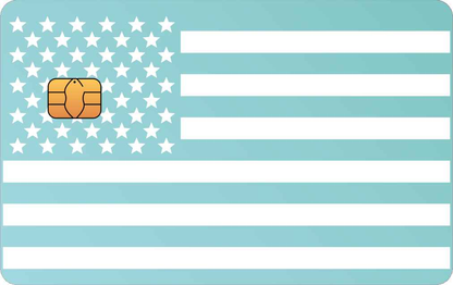 USA Flag Metal Card - The Rich Card