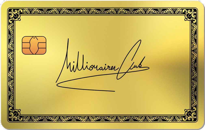 Millionaire Club Metal Card