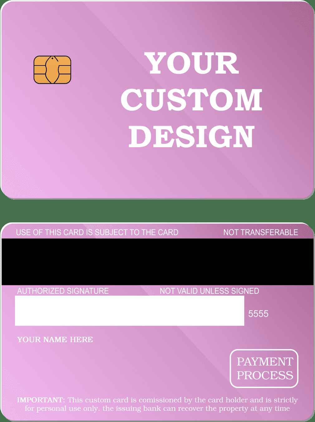 Custom Metal Card - The Rich Card