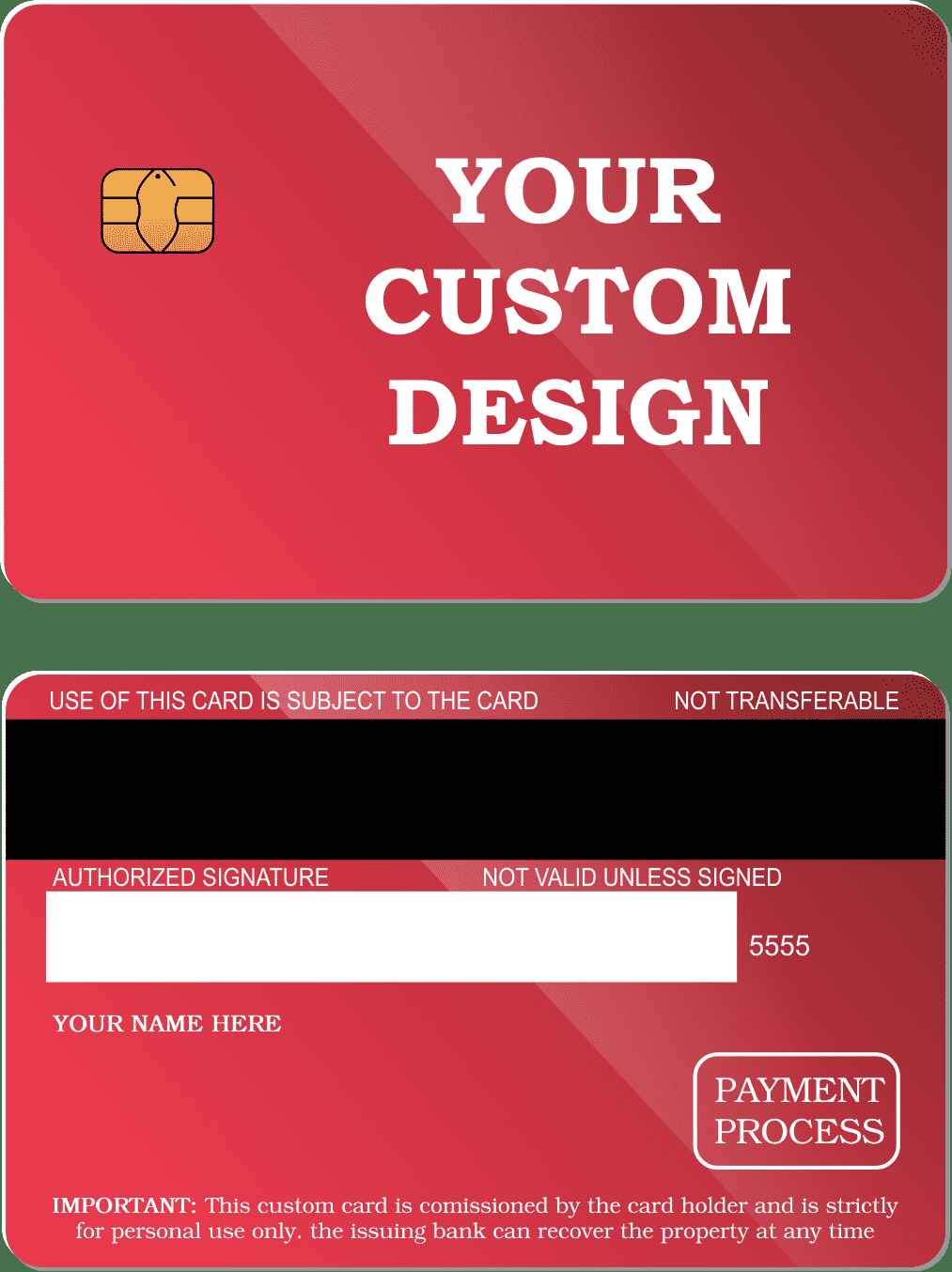 Custom Metal Card - The Rich Card