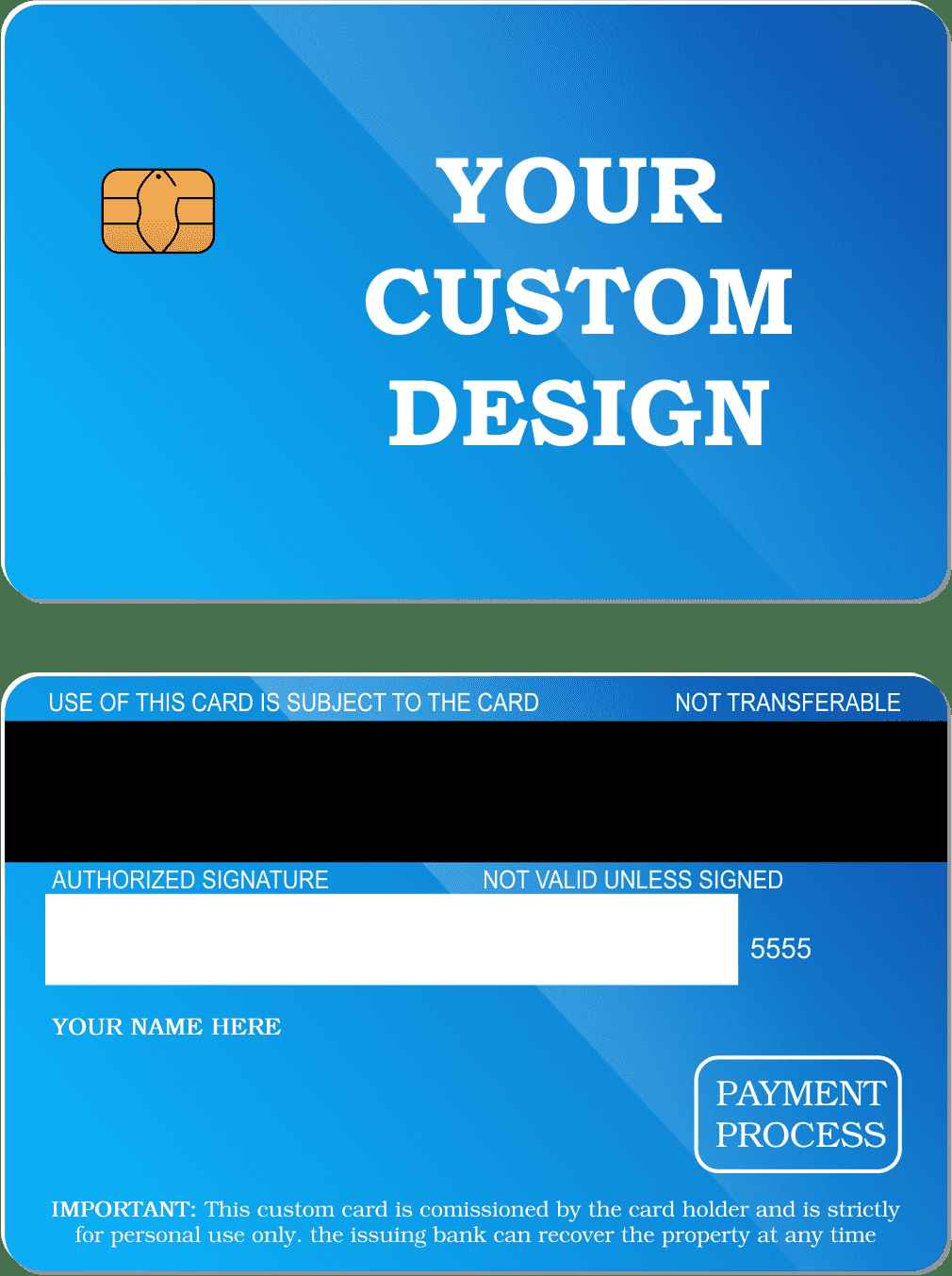 Custom Metal Card - The Rich Card